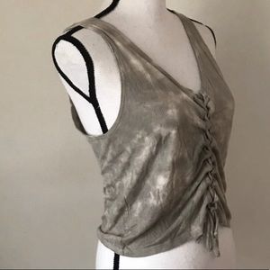 American Eagle tie front tank top